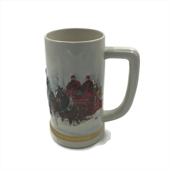 Budweiser Holiday Beer Stein/ Mug - Picture 2 of 6